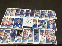 1990 Fleer Baseball Cards Texas Rangers