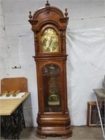 Beautiful Ridgeway Grandfather Clock Works 23 x