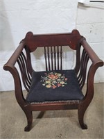Antique Chair Spring Seat