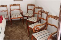 Antique Mahogany Dinning Chairs set of 6