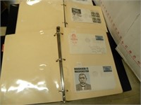 BINDERS OF STAMPS AND FIRST DAY COVERS