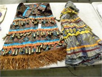 TWO CEREMONIAL DRESSES (SMALL)