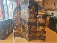HAND PAINTED ROOM DIVIDER