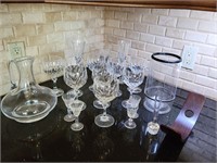 STUNNING ASSORTED CRYSTAL/GLASS LOT
