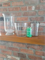 ASSORTED GLASS CONTAINERS