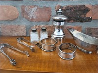 ASSORTED VINTAGE PLATE AND STERLING