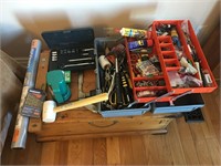 LARGE LOT OF TOOLS AND TOOL BOXES