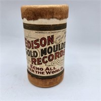 Antique Edison Cylinder Record Box