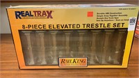 Rail King 8-Piece Elevated Trestle Set NIB