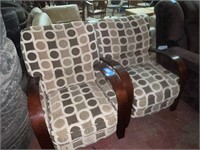 2 Matching Recliners (1 has some damage)