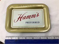 Hamm’s Beer Tin Tip Tray, 6 1/2” x 4 1/2”