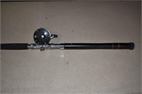 Penn 209 Level Wind fishing reel with a Shakespear