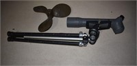 Bushnell No. 35 spotting scope with tripod and an