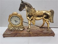 Vintage Lanshire Horse  working clock