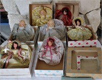 1950's Storybook Dolls Original Boxes set of 7