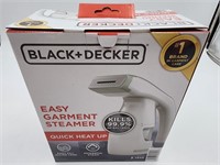 NEW Black+Decker Easy Garment Steamer