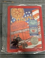 Sealed ‘America Takes Flight’ Coin & Stamps