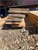 Oak Rough Planed 1” & 2” boards 
Middle stack in