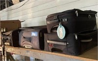 4 Large Wheeled Luggage Bags
