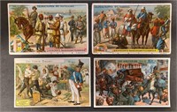 MILITARY: 4 x Scarce VICTORIAN Trade Cards