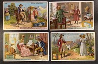 Poet, SCHILLER: 4 x Rare KNORR Trade Cards (1900)