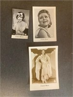 CLARA BOW: Group of Scarce German Tobacco Cards