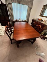 1940's Dining Table and 6 Chairs