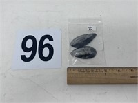 Orthoceras Fossil - Polished Lot of 2