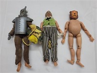 Vintage Wizard of Oz Action Figures 7"