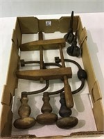 Group of Antique Tools Including Wood