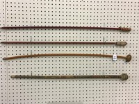 Lot of 4 Canes Including 3-Carnival Sticks-