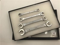 Set of 4 Mac Double End Flare Nut  Line Wrenches