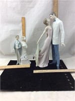 Beautiful Lladro Porcelain Love Couples Figurines