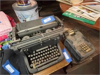 Vintage Underwood Typewriter & Adding Machine