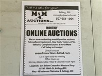 Monthly Online Auctions