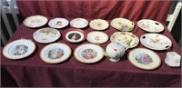 Large Collection Of Antique Plates Plus