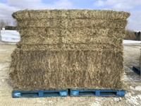 4 Big Square Bales of Alfalfa Grass Mix Hay