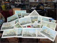 Collectible Artwork of Ships & Calendars