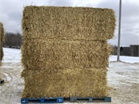 6 Big Square Bales of Rotary Cut Straw