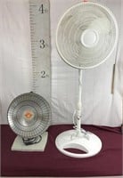 Electric Heater, Rotating Lasko Floor Fan