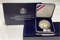 2000 Library of Congress silver dollar