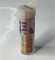 Roll of 1962 D Lincoln Pennies