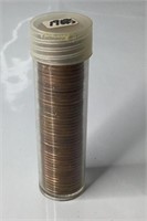Roll of 1969S Lincoln head pennies