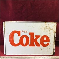 Coca-Cola Metal Advertising Sign (Vintage)