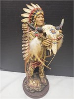 13" h Native American Indian Statue