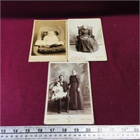 Lot Of 3 Antique Photographs