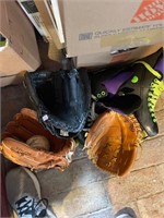 Baseball Gloves and Skates