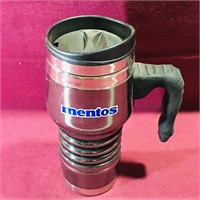 Metal Menthos Advertising Thermos (8" Tall)