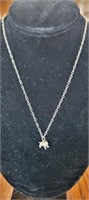 Sterling Silver  Necklace w/Elephant Charm