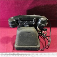 Antique ATM Cast Iron Crank Telephone